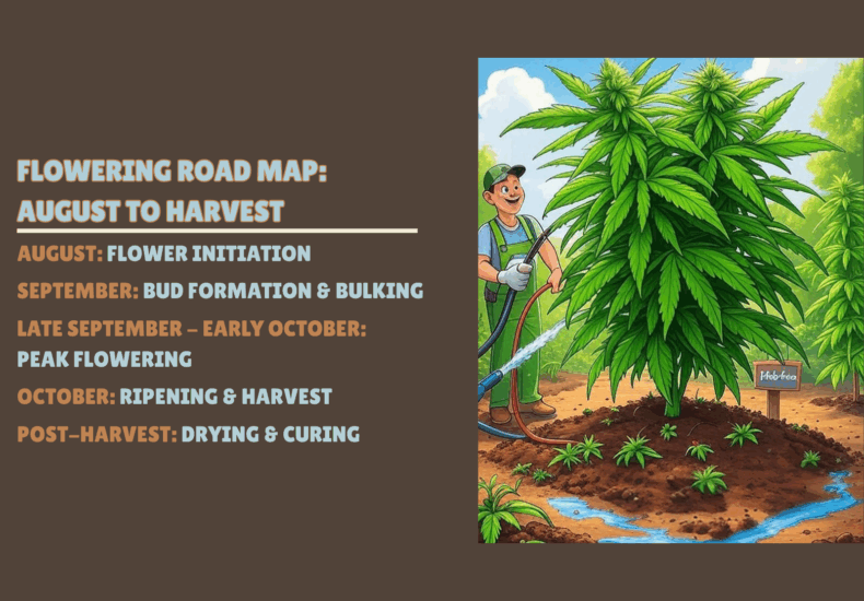 🌸 Flowering RoadMap: August-to-Harvest Game Plan